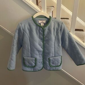 Classic Prep Childrenswear Quilted Jacket with Patch Pockets 3T VGUC